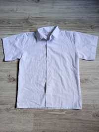 Biała koszula chłopięca r.128