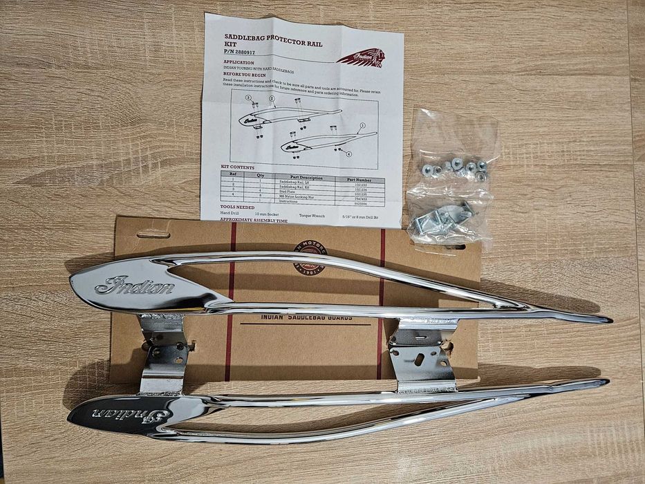 Indian Rd, Chieftain, chromowane rylingi na twarde kufry .