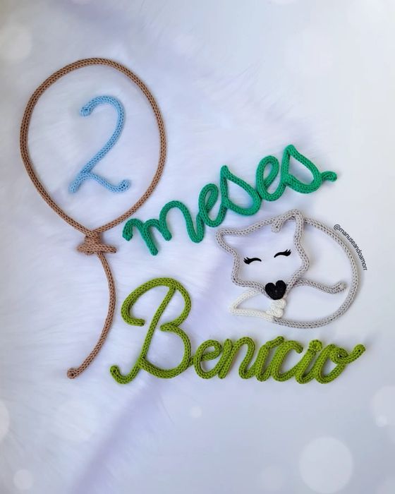 Kit mesversario - acompanhamento mensal bebé