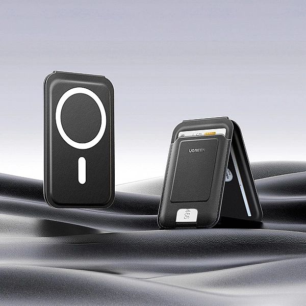 Portfel Ugreen Magnetic Wallet 45165 magnetyczny MagSafe z podstawką -