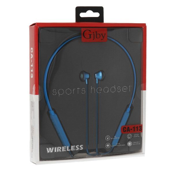 Słuchawki GJBY - SPORTS BLUETOOTH CA-113 Niebieskie