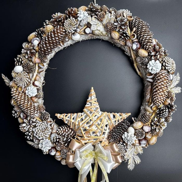 ВЕЛИКИЙ ВИБІР! Зимовий Новорічний Різдвяний вінок на двері