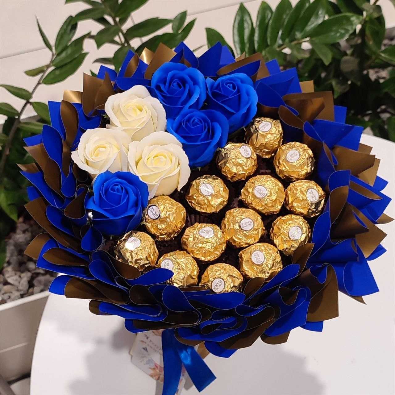 Słodki bukiet Ferrero Rocher. Prezent na Urodziny, Rocznica Ślubu