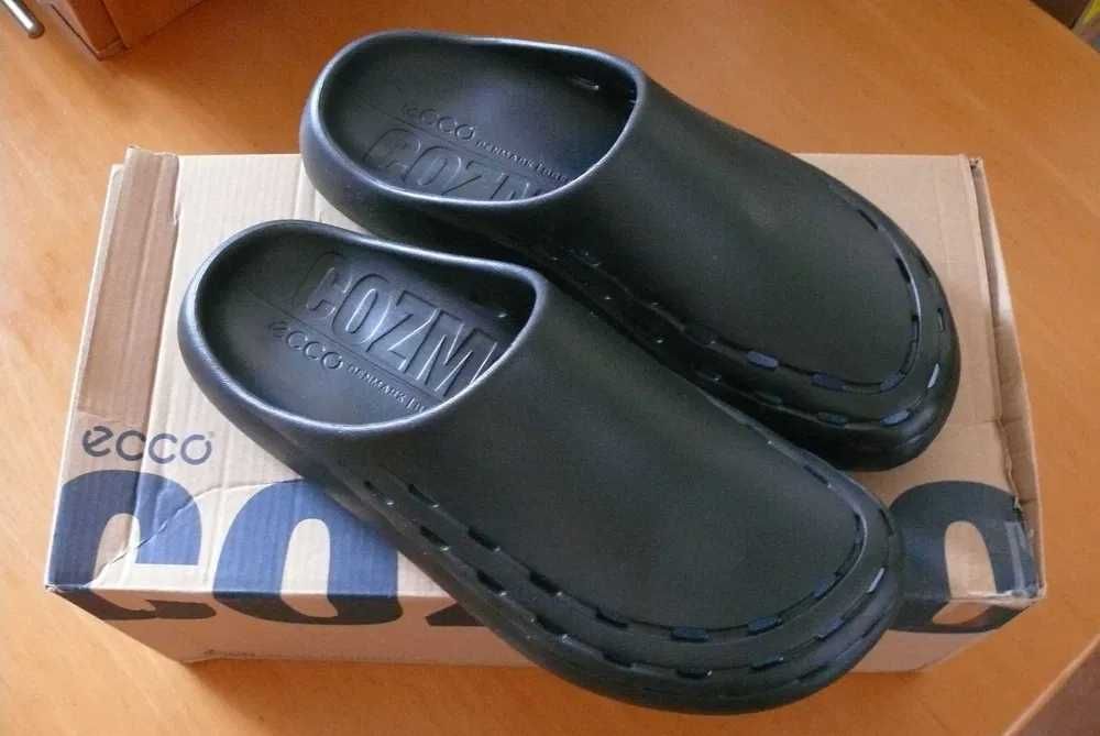 Nowe klapki  ECCO Cozmo Slide M  czarne  45 EU   28,5 CM