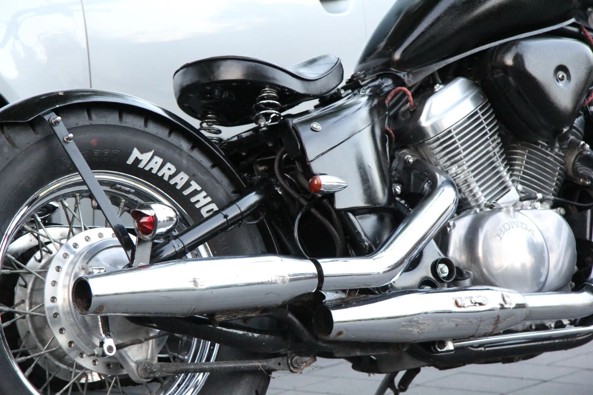 Honda Shadow VT 600, niski przebieg, bobber