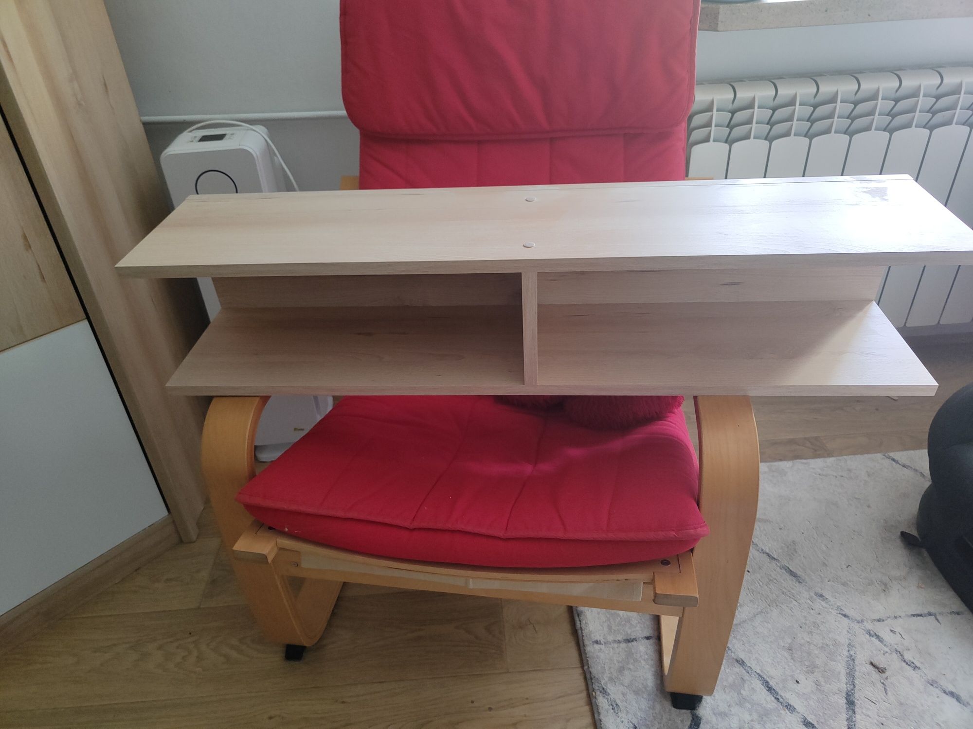 Półka na ścianę BRW Black Red white półka nad biurko dąb sonoma