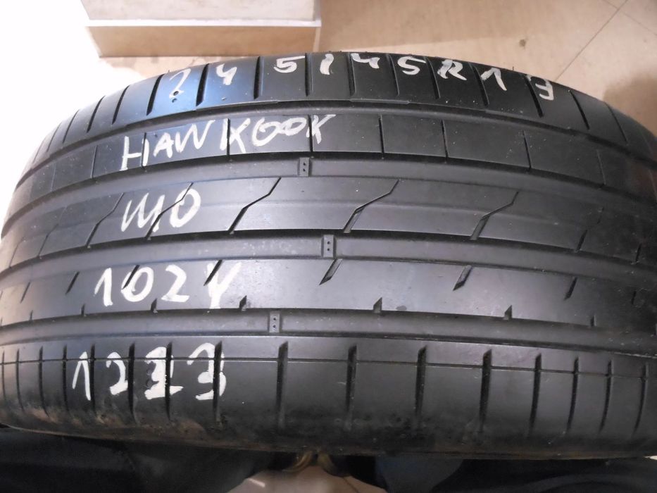 Opona pojedyńcza 245/45r19 hankook ventus s1 evo 3 6,3mm lato MO