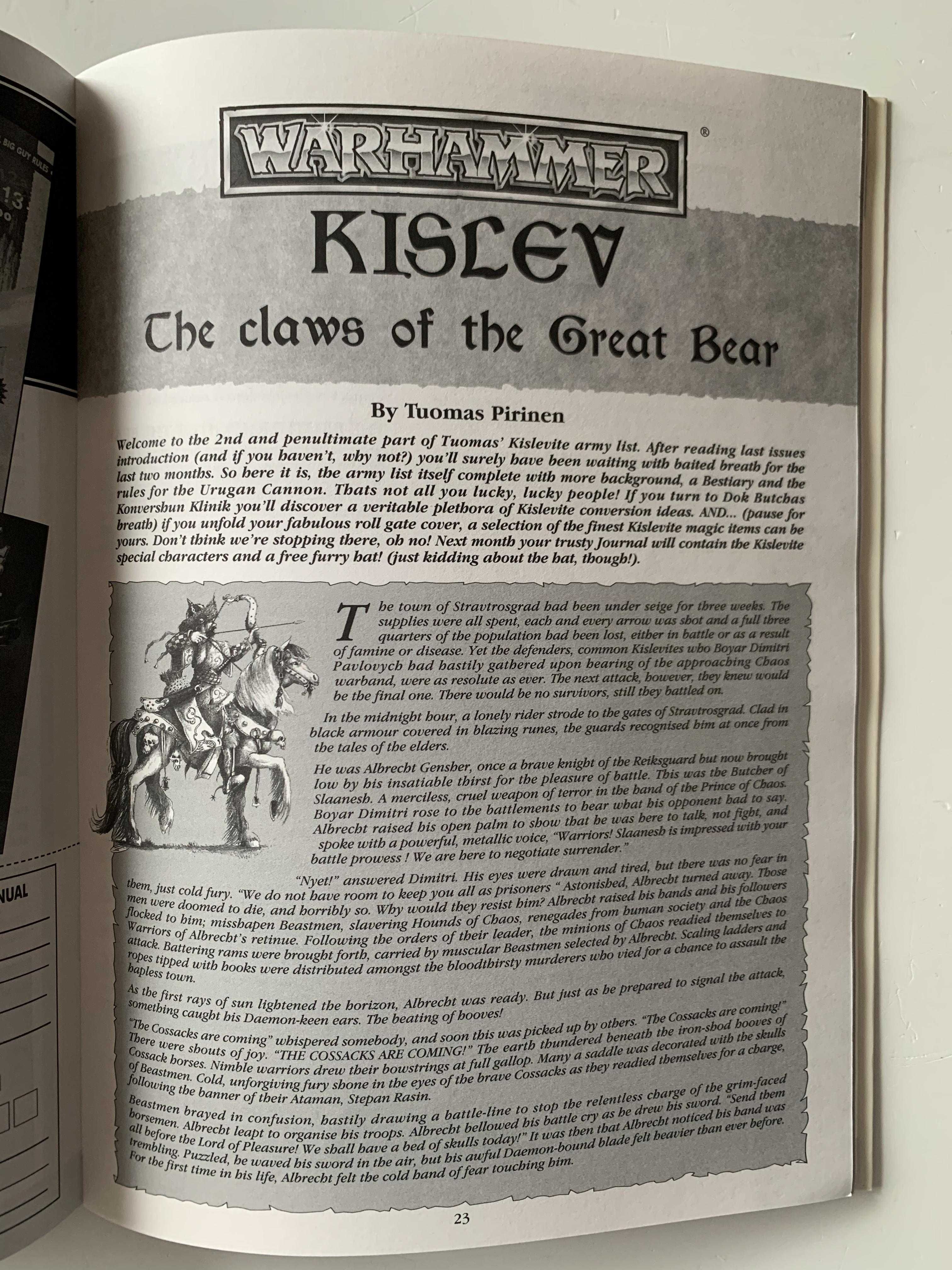Warhammer: The Citadel Journal Nr 15, oldhammer