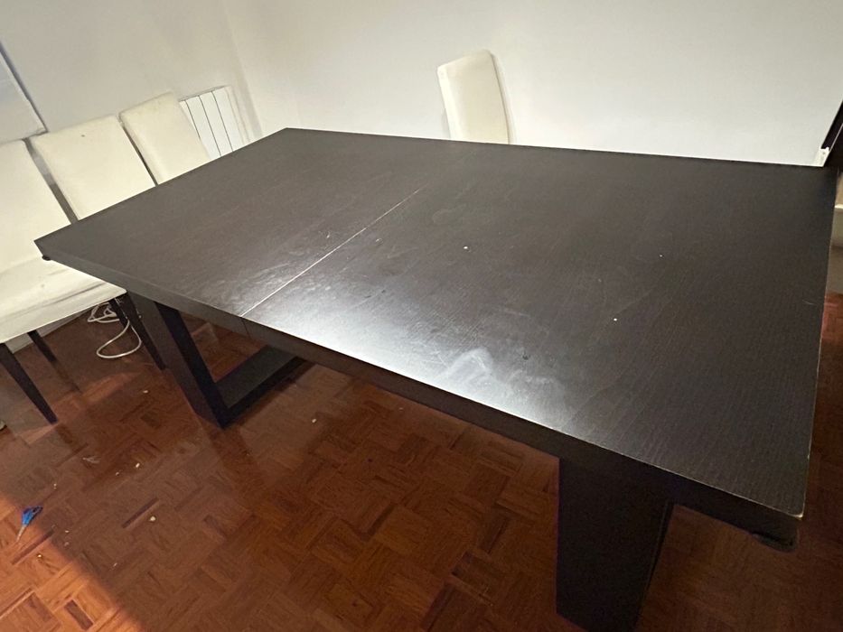 Mesa de jantar extensível 180-235cm