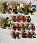 Lego Marvel Spiderman Miks mix Hulk etc