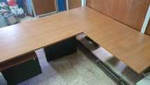 secretaria em L com gavetas