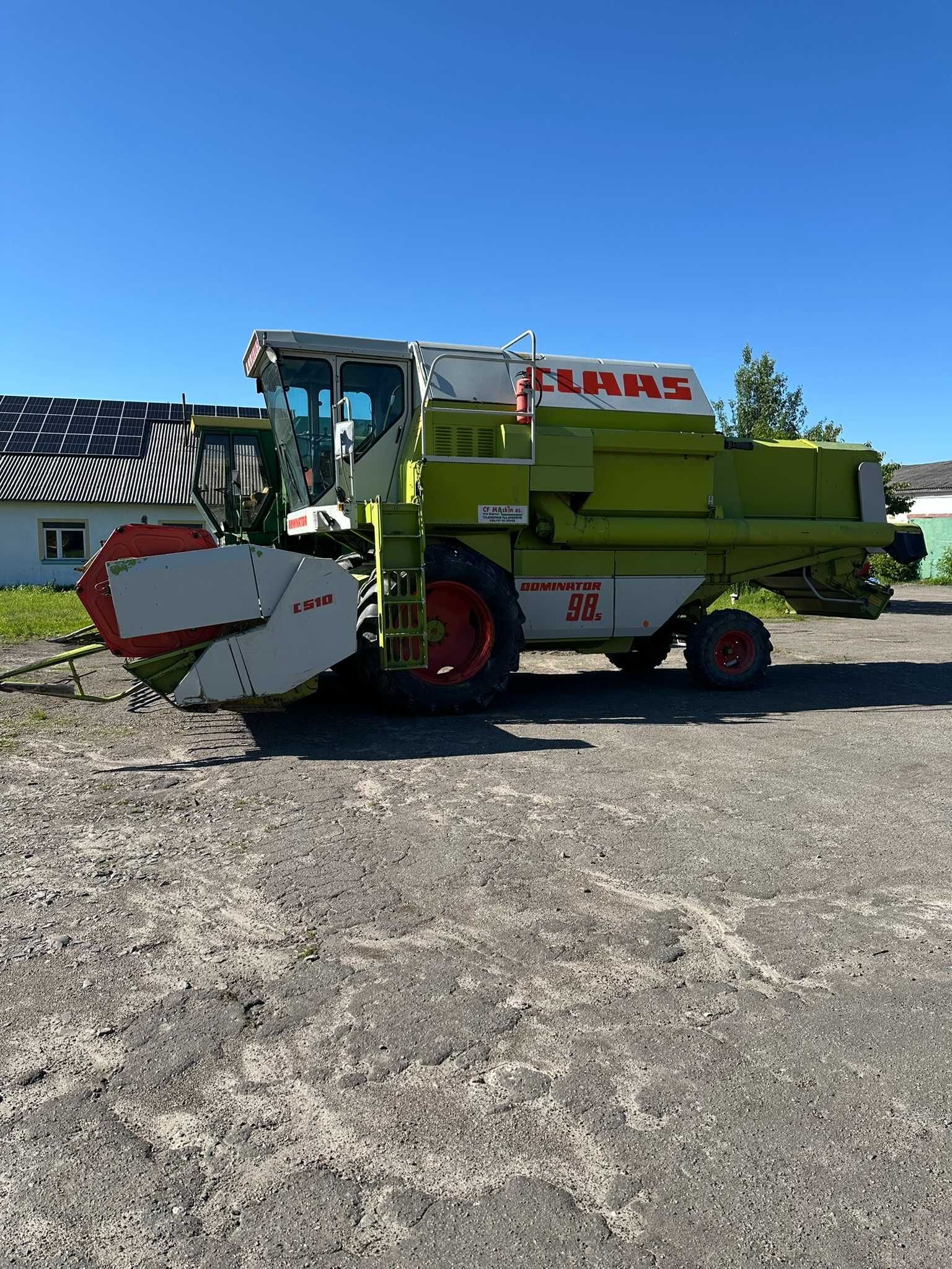 Свіжопривезений комбайн Claas Dominator 98s,1988р