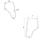 Szyby do maszyn rolniczych szyba NEW HOLLAND CASE John Deere