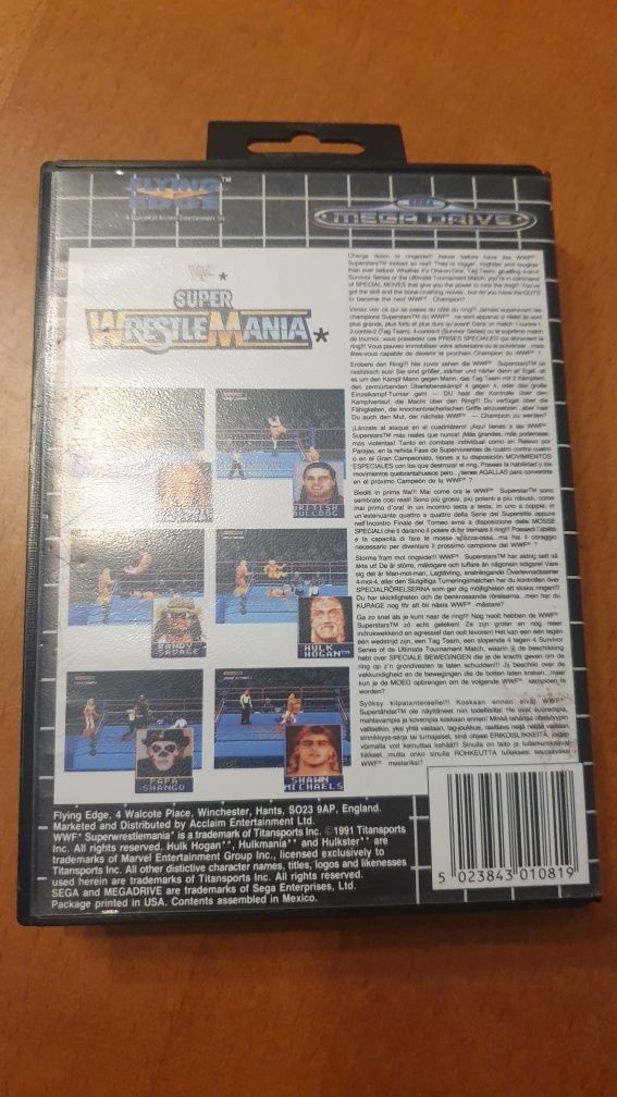 WWF Super Wrestlemania Sega Mega Drive