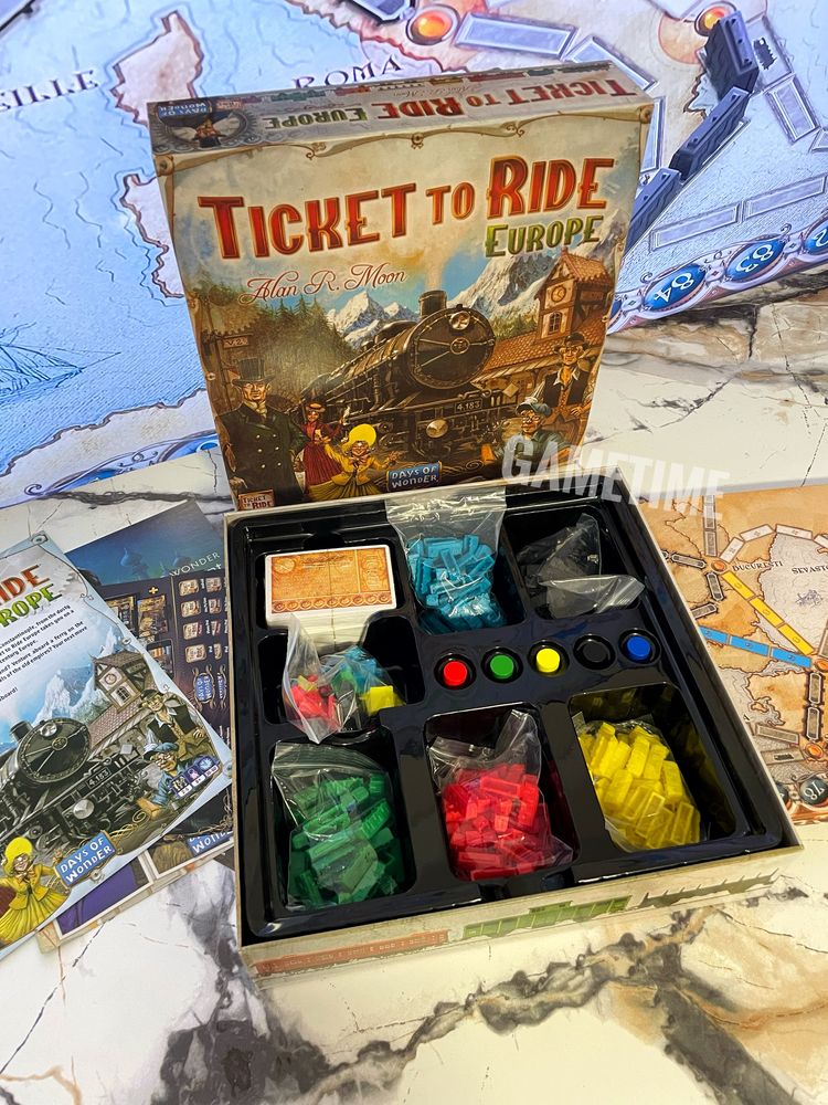 Билет на Поезд Европа Ticket to Ride Europe Квиток на Потяг Европа