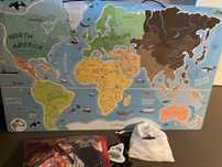 Mapa magnetyczna woody dla dzieci