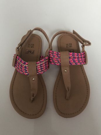 Детские сандали, босоножки F&F на девочку 29-30 размер 19 см стелька