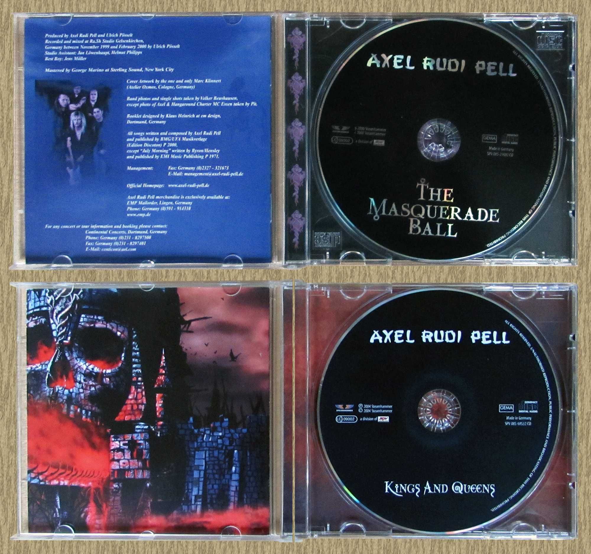 CD Axel Rudi Pell - 1992, 1996, 1997, 1998, 2000, 2004, 2014, 2016