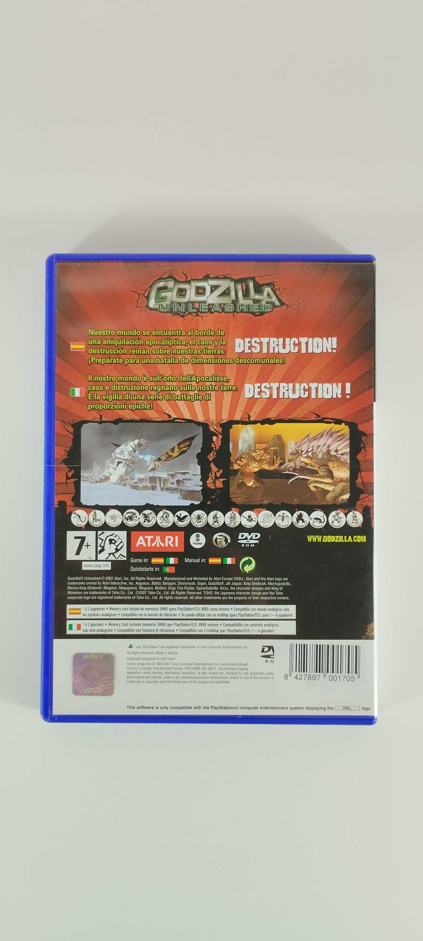 Godzilla Unleashed Playstation 2 PS2