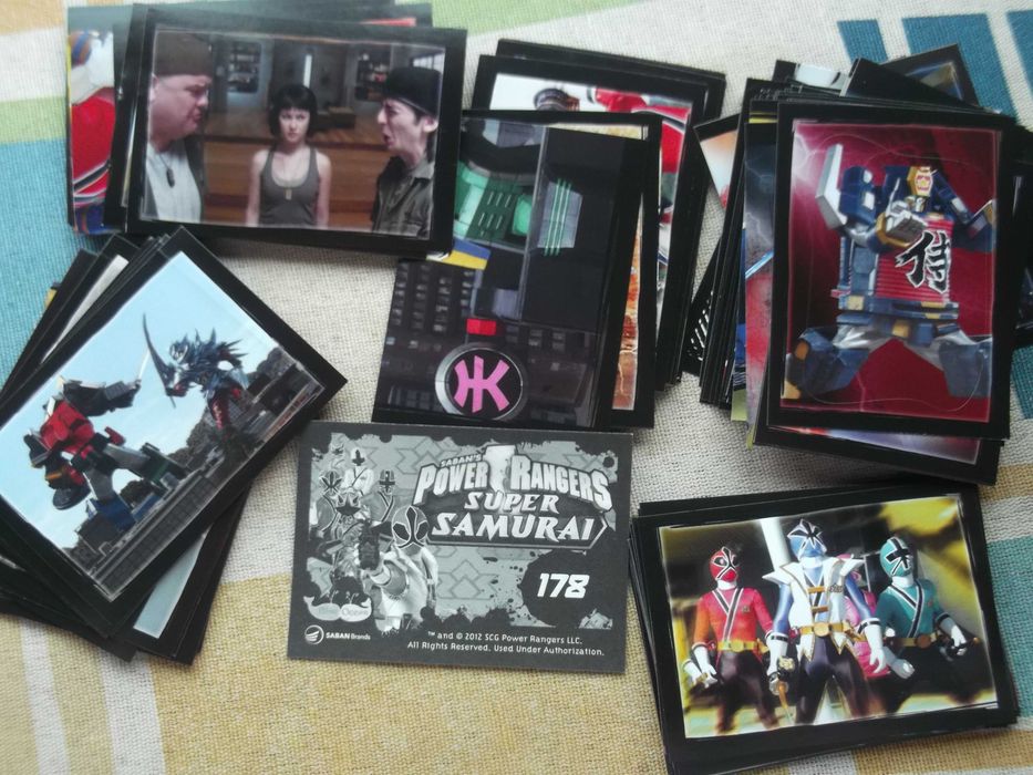 Cromos Power Rangers Super Samurai