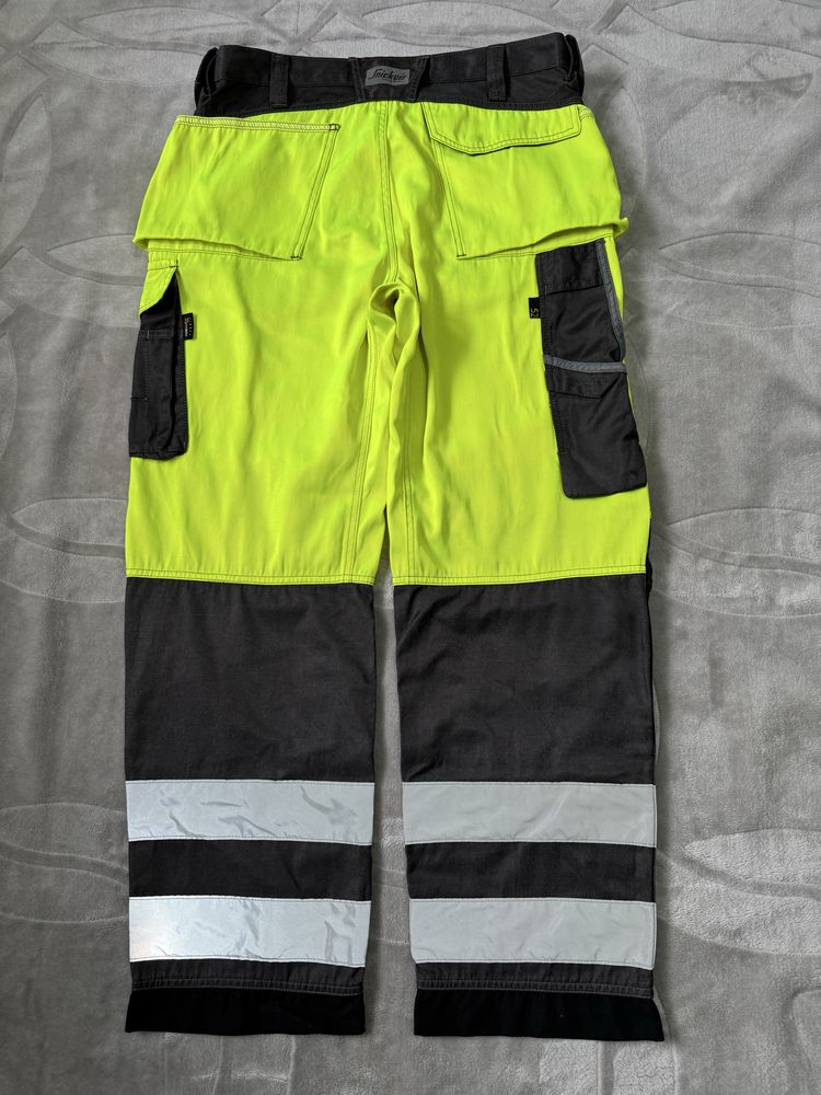 Snickers 3233 Workwear Cordura size 52 spodnie odblaskowe robocze