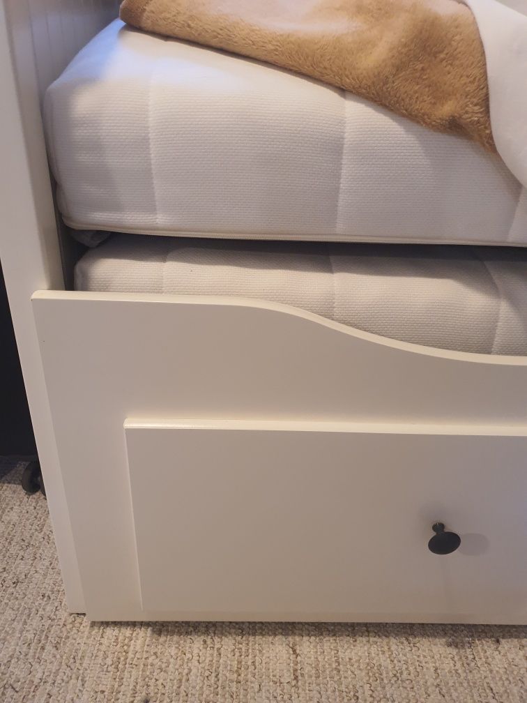 Łóżko / leżanka 2 osobowa Ikea Hemnes biala