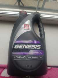 Genesis 10w40 Моторное масло для двигателя автомобиля 4л полусинтетика
