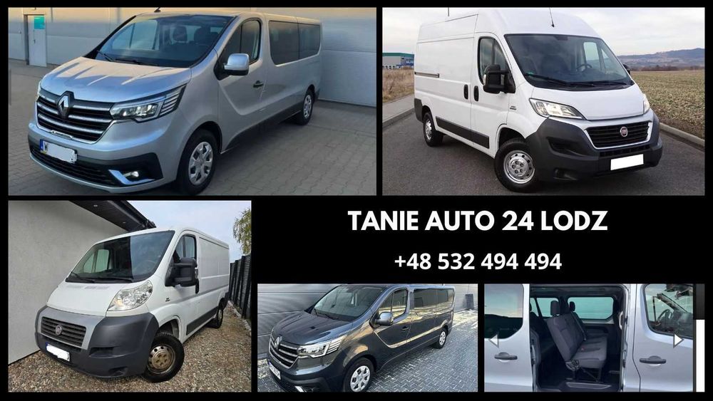 TanieAuto24 Wypożyczalnia busów Łódź Wynajem vanów osobowe i dostawcze