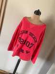 I love my trims bluza sweter koral m l 38 40 nowa czerwona