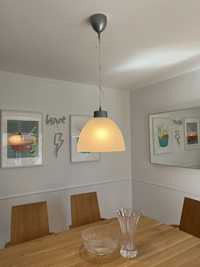 IKEA lampa szklana nad stół