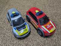 Carrinhos Dickie Toys - Polícia & Bombeiros com Luzes e Som