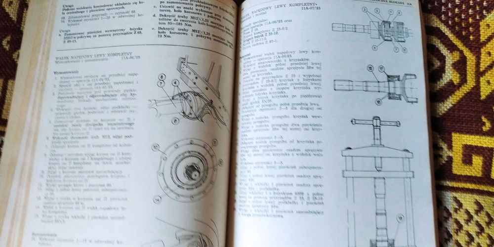 Instrukcja napraw ciągnika Ursus 912,914,1012,1014,1222,1224,1614