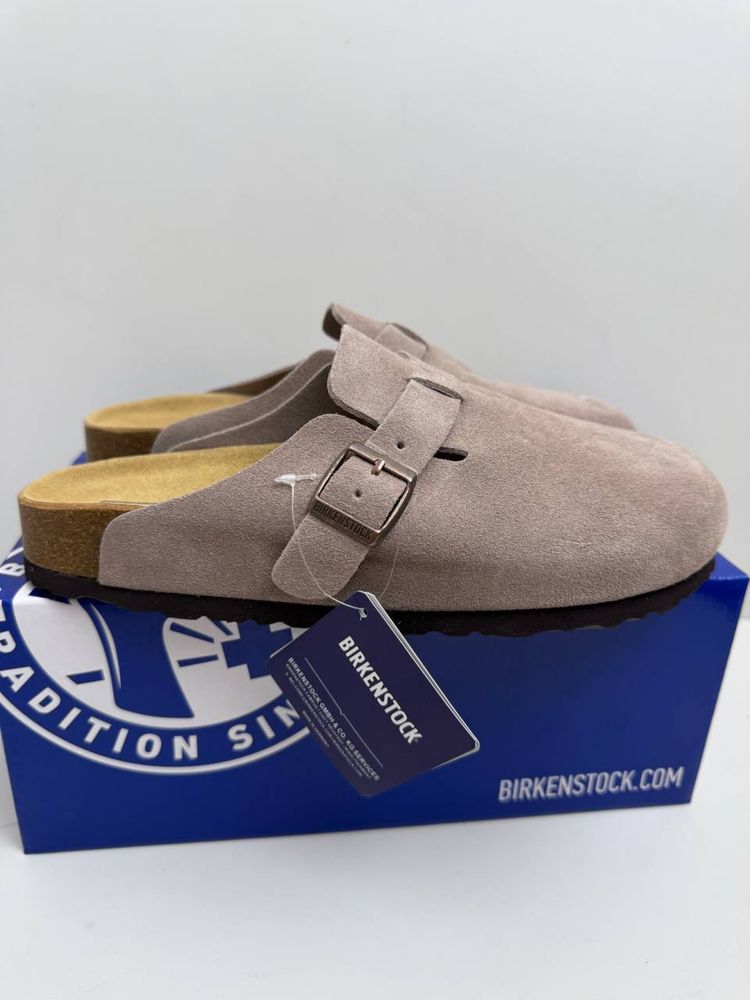 Шкіряні биркеншток шльопанці сабо клоги Birkenstock boston