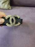Pasek chanel czarny