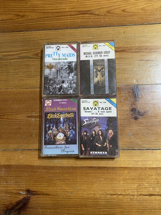 Kasety magnetofonowe metalowe - muzyka metal