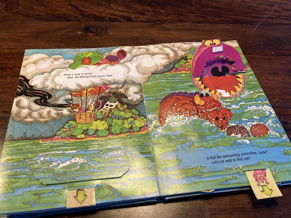 Monster Island by Ron Der Meer pop up book 1981