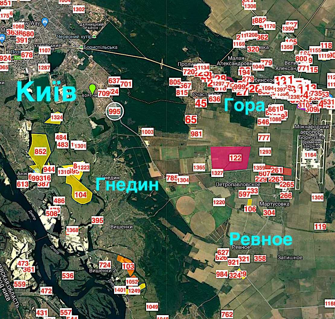 Продаж гарної ділянки на березі р.Дніпро, Київ, Осокорки, Вишенки