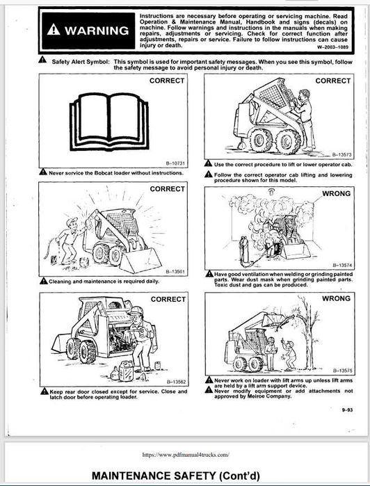 BOBCAT Serwisówki Manuale Paczka PDF Service Manual Części Instrukcje