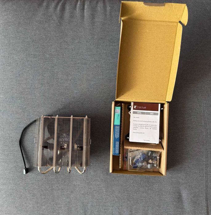 Noctua NH-L12S - Kompaktowy cooler premium z cichym wentylatorem!