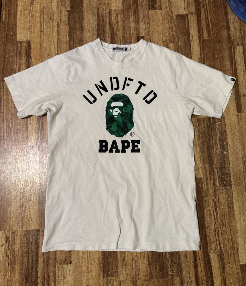 футболка bape a batching ape undefeated tee