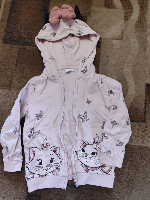 Кофтинка на блискавці для дівчинки, розмір 98