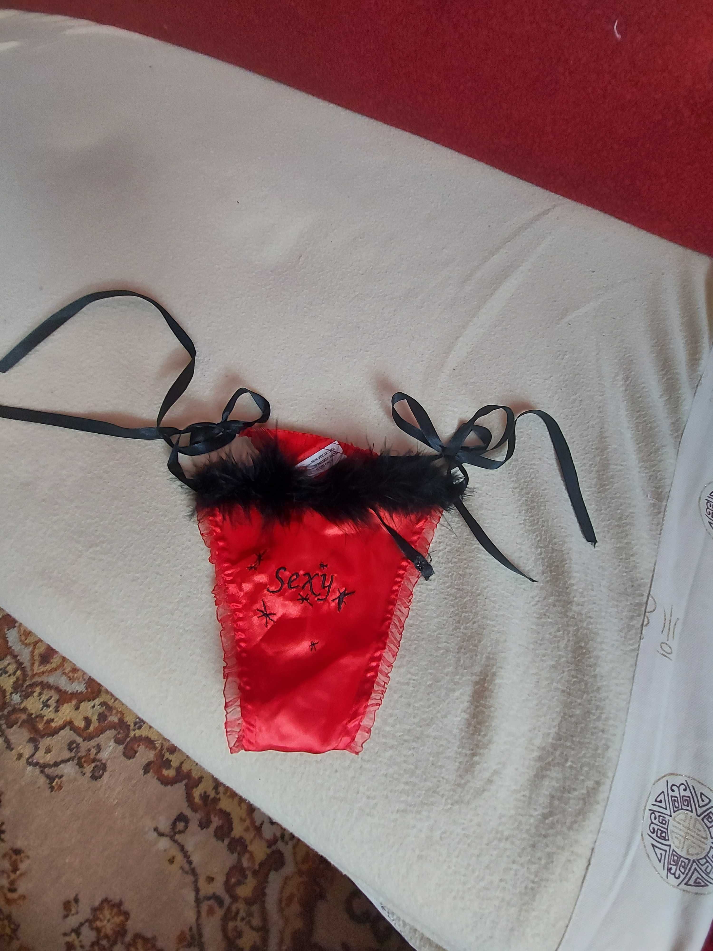 Seksowne Majteczki czerwone S,M,L stringi