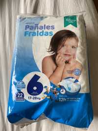 Fraldas deliplus 22 unidades (x2) tamanho 17-28kg Disney Mercadona