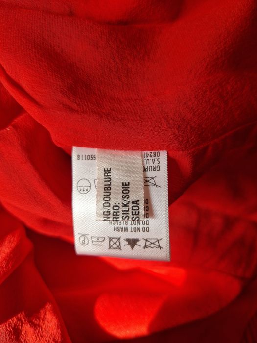 Escada czerwona marynarka wełna i jedwab