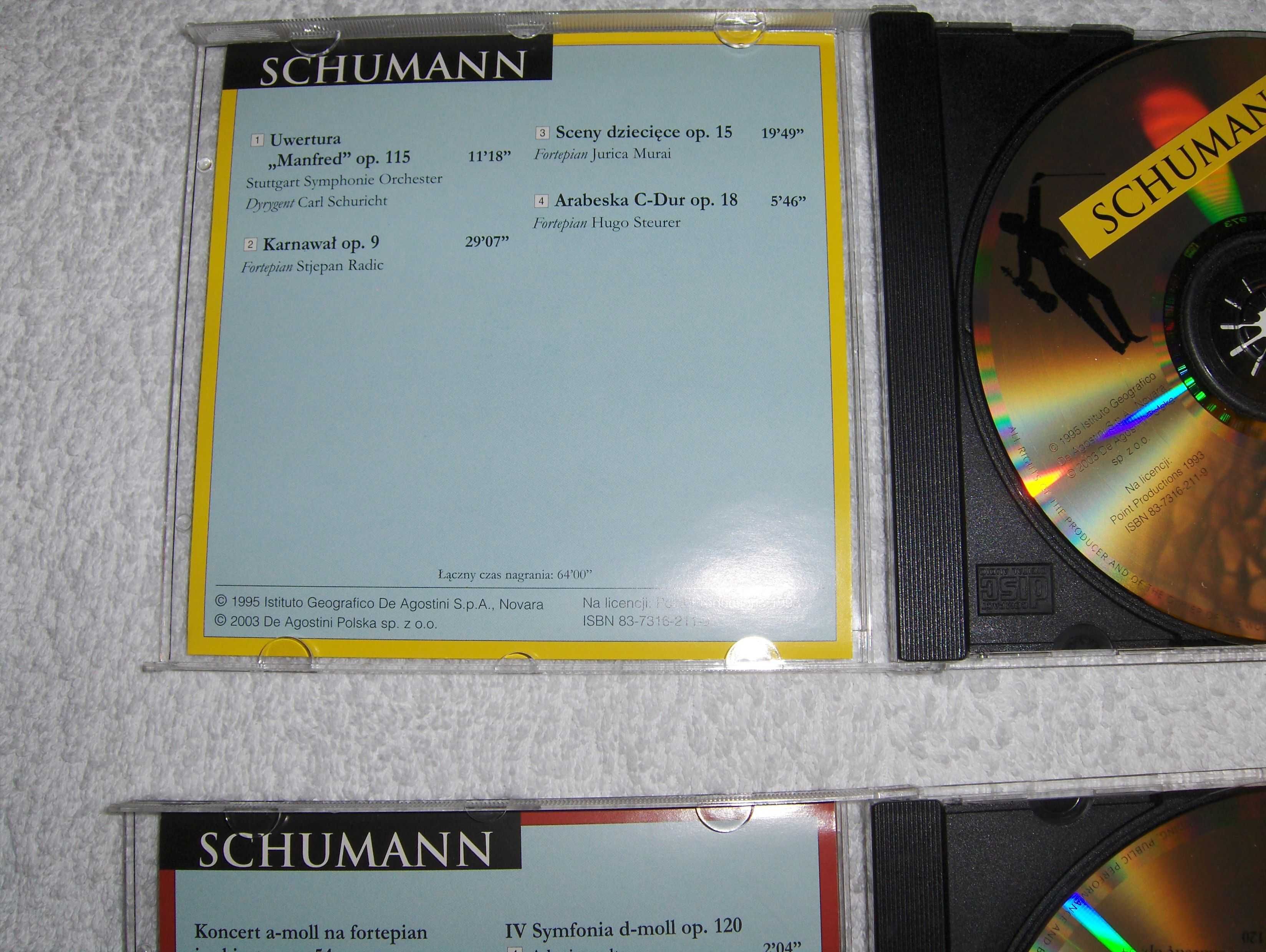 Wielcy kompozytorzy Schumann zestaw dwie płyty