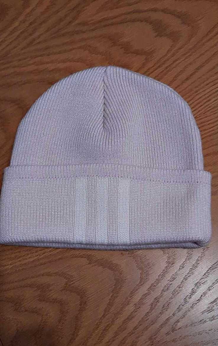 Czapka Adidas pudrowy róż uni bdb pink pastele paski