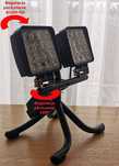 Ostatnie 12 szt lampa robocza led halogen bateria Bosch Makita DeWalt.