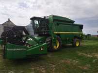 Kombajn zbożowy John Deere 2264 zamiana na ciągnik
