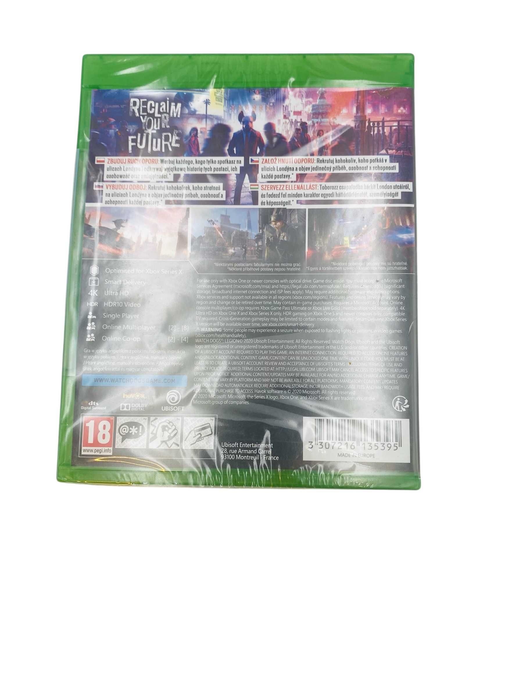 XBOX ONE Watch Dogs Legion Microsoft Xbox One OPIS!