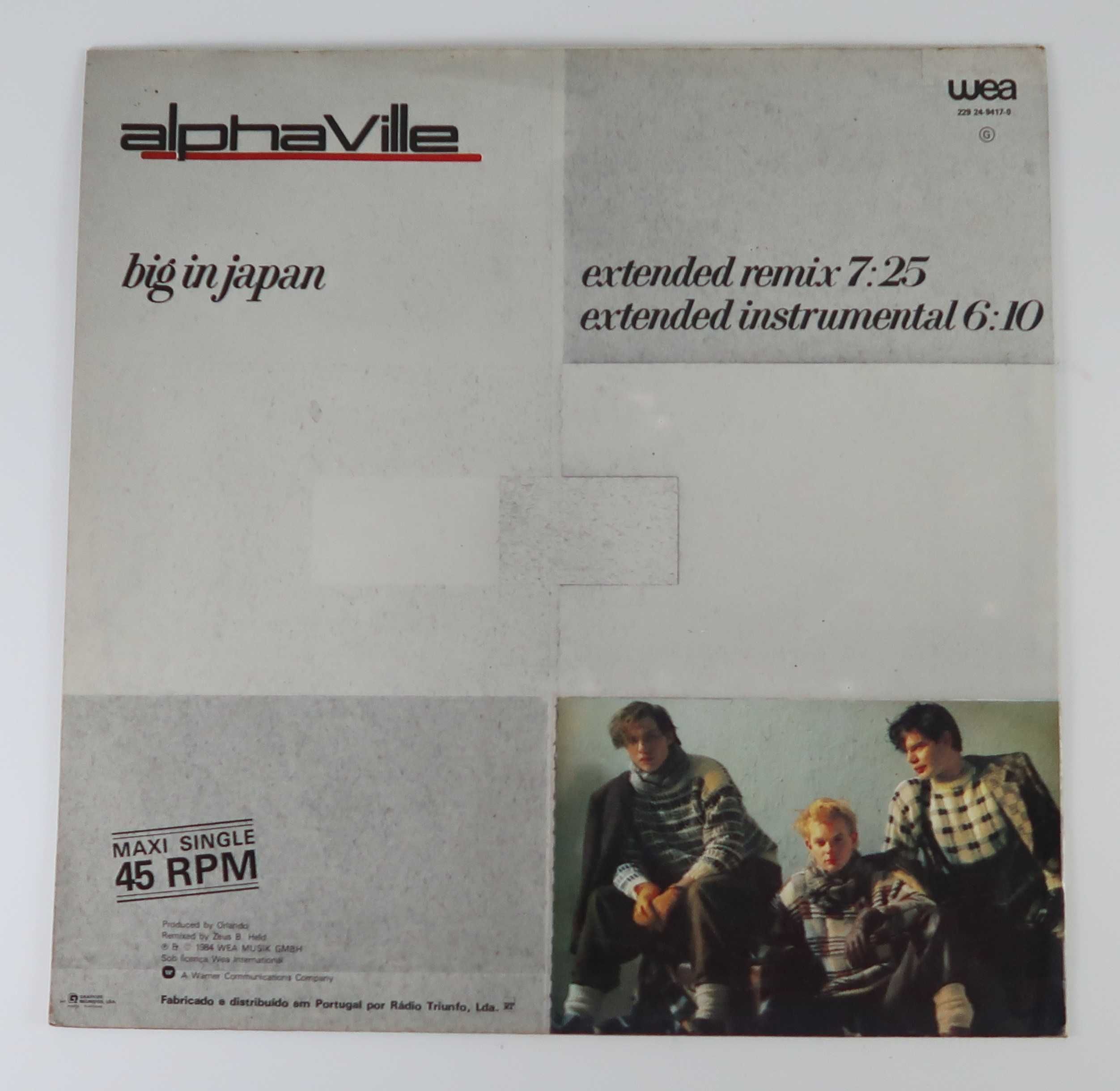 Pack Maxi Single - Erasure ‎+ Alphaville - Discos Vinil